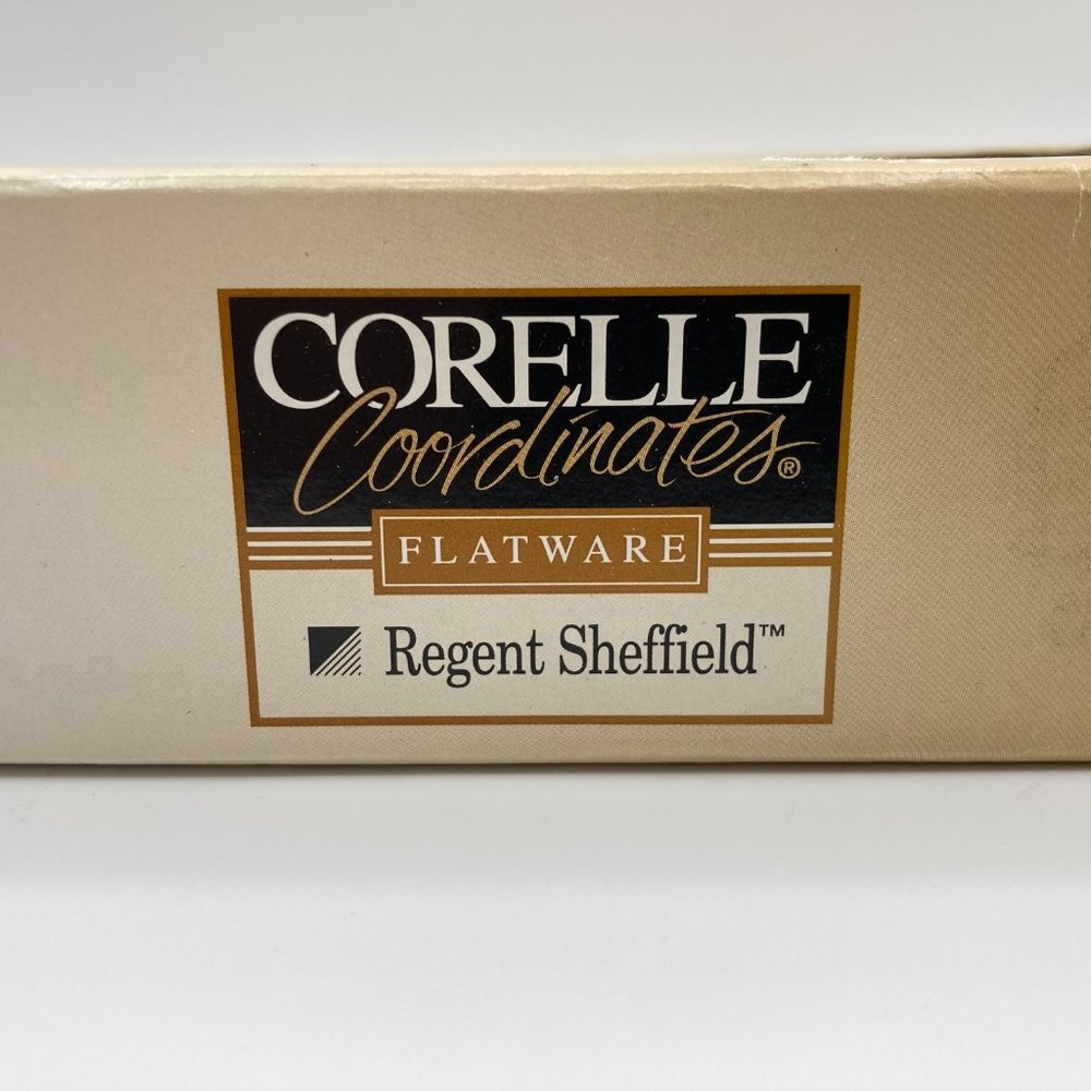 Corelle Coordinates Regent Sheffield Sand Art Flatware 20 Piece Set New In Box - Picture 3 of 4